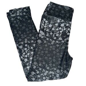 LuLaRoe Leggings Kids Ombre Black White Gray Snowflake Paint Scatter Flower S/M